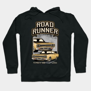 1968 Road Runner Muscle Car Hoodie